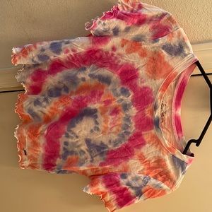 hollister tie dye top!
